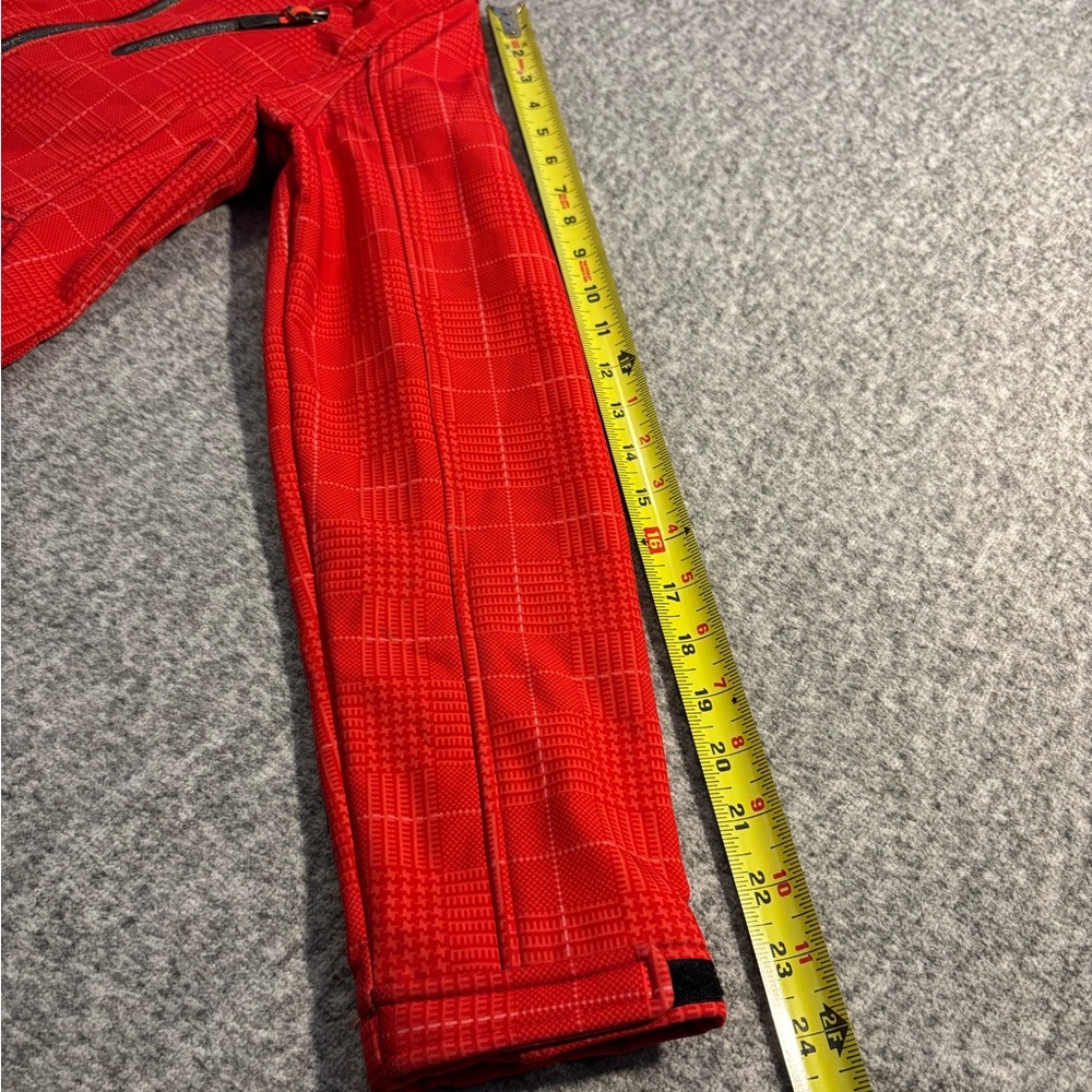 CB Sport Women’s Plaid Ski Jacket Small Red Insulated Winter Snow Coat - Picture 7 of 8